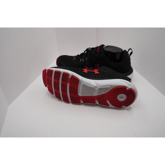 Under Armour UA CHARGED ASSERT 8 Black Orange White 10.5 active gym casual 34-03 - Picture 6 of 12